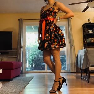Floral cocktail dress